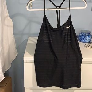 Nike work out tank top in black